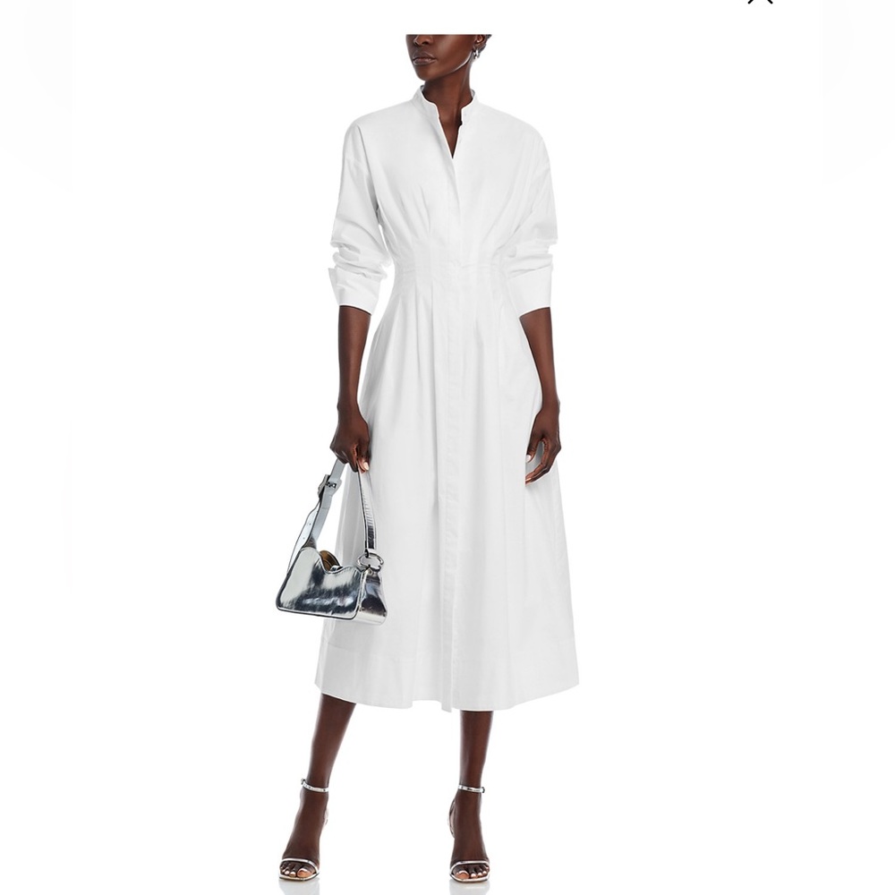 Staud Lorenza midi dress white sold out online